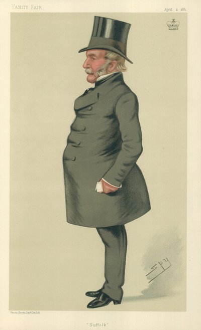 Lord Waveney, Suffolk, 2 April 1881, Vanity Fair cartoon by Leslie Matthew Ward